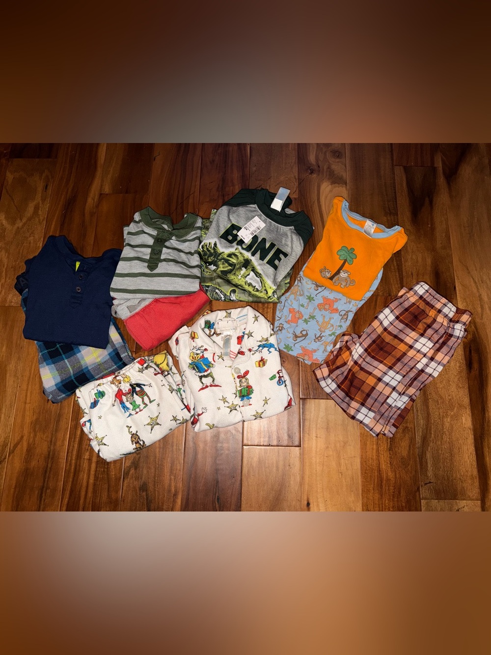 Boys pajama bundle  size 6/7/8